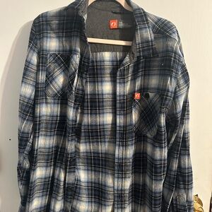 Men's Blue Plaid Sweater